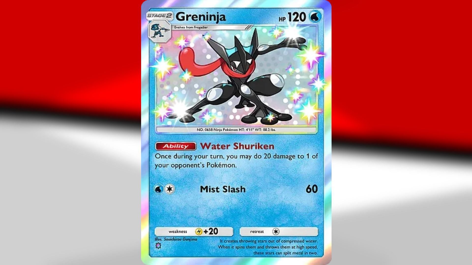 Shiny Greninja in Extradimensional Crisis (Image via TPC)